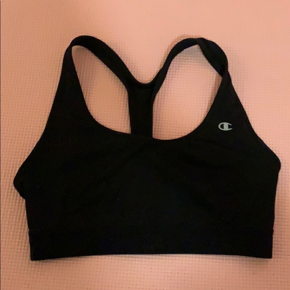 Champion basic black sports bra